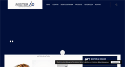 Desktop Screenshot of mister-ad.de